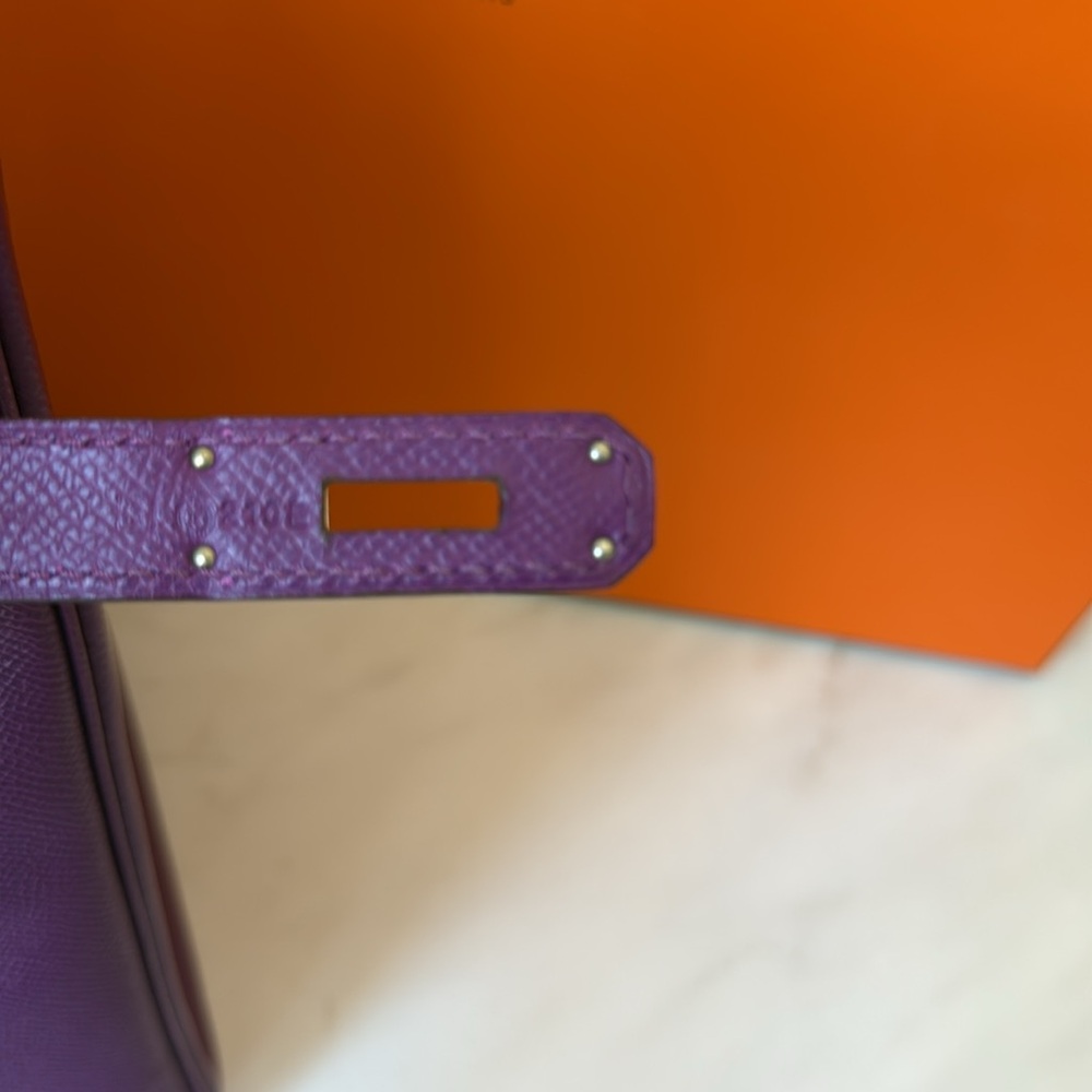 Hermès Birkin 35 handbag in Anemone Epsom! - Picture 9 of 17